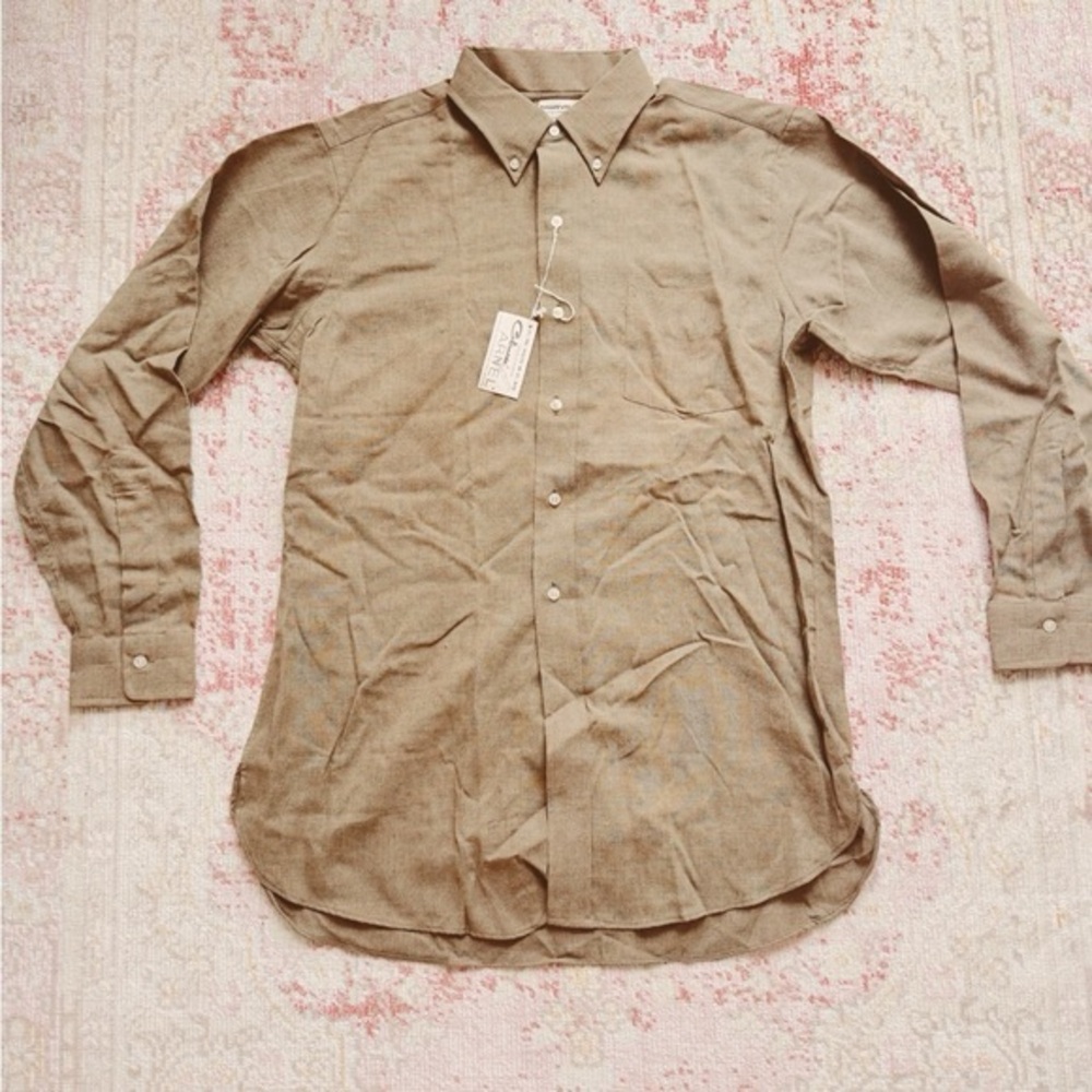Vintage Classic Tan Men's Shirt